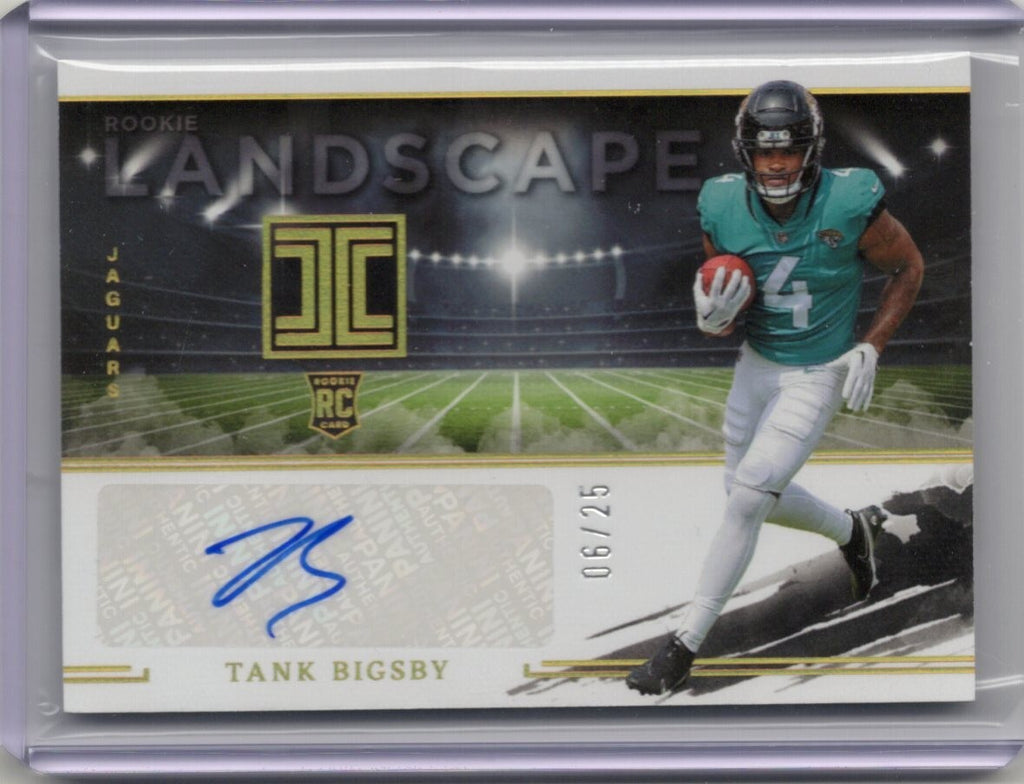 2023 Impeccable Tank Bigsby Landscape Autograph Rookie RC #8/25 Jaguars RLA-TB