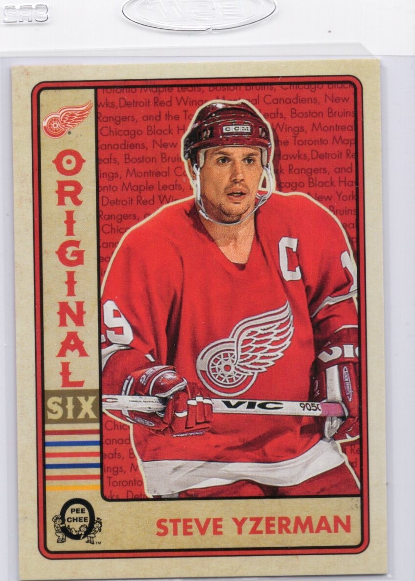 2018-19 O-Pee-Chee OPC Original Six Hockey Walmart, Steve Yzerman #17