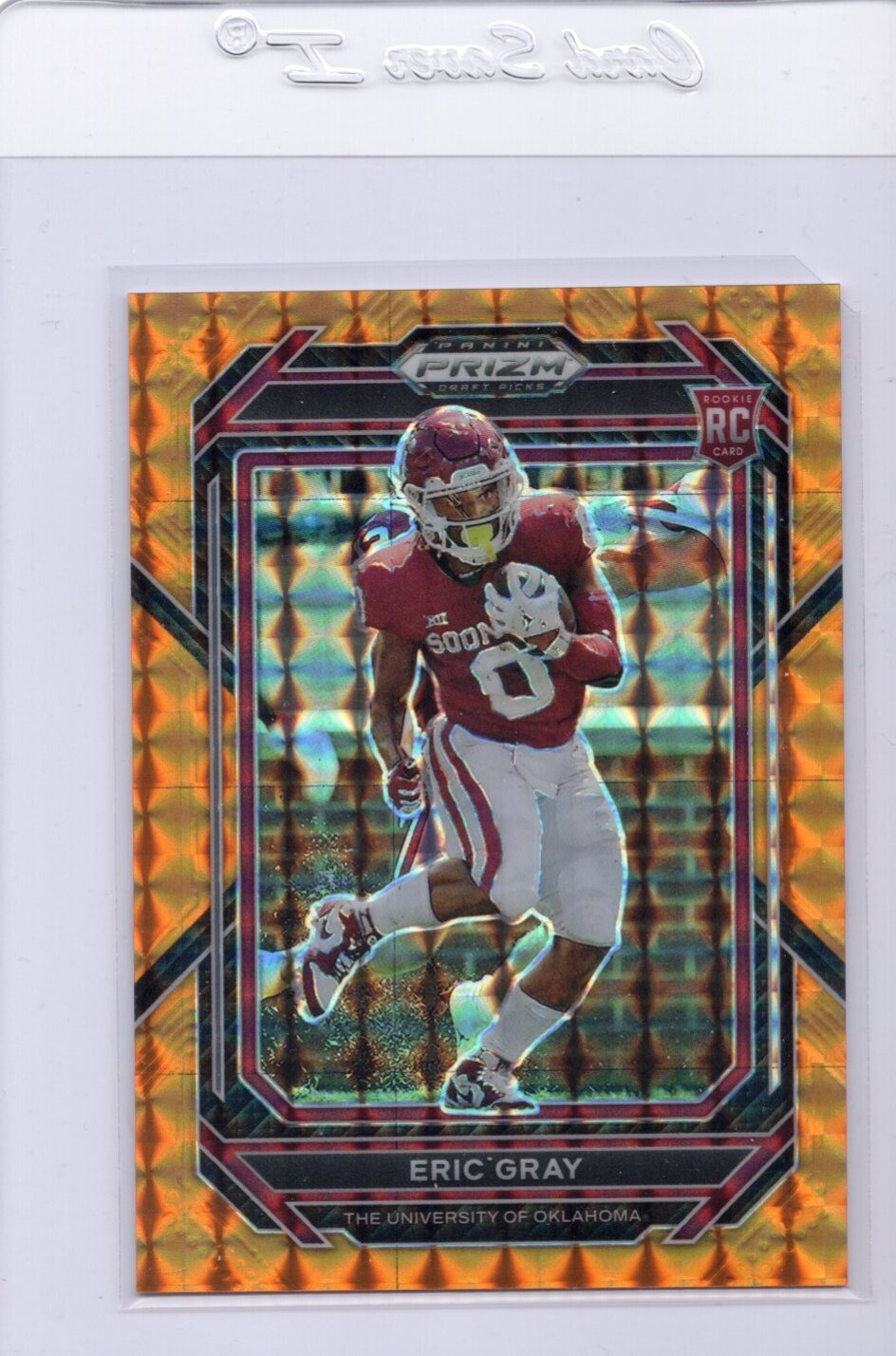 2023 Panini Prizm Draft Picks Orange Finite 2/39 #132 Eric Gray SOONERS RC