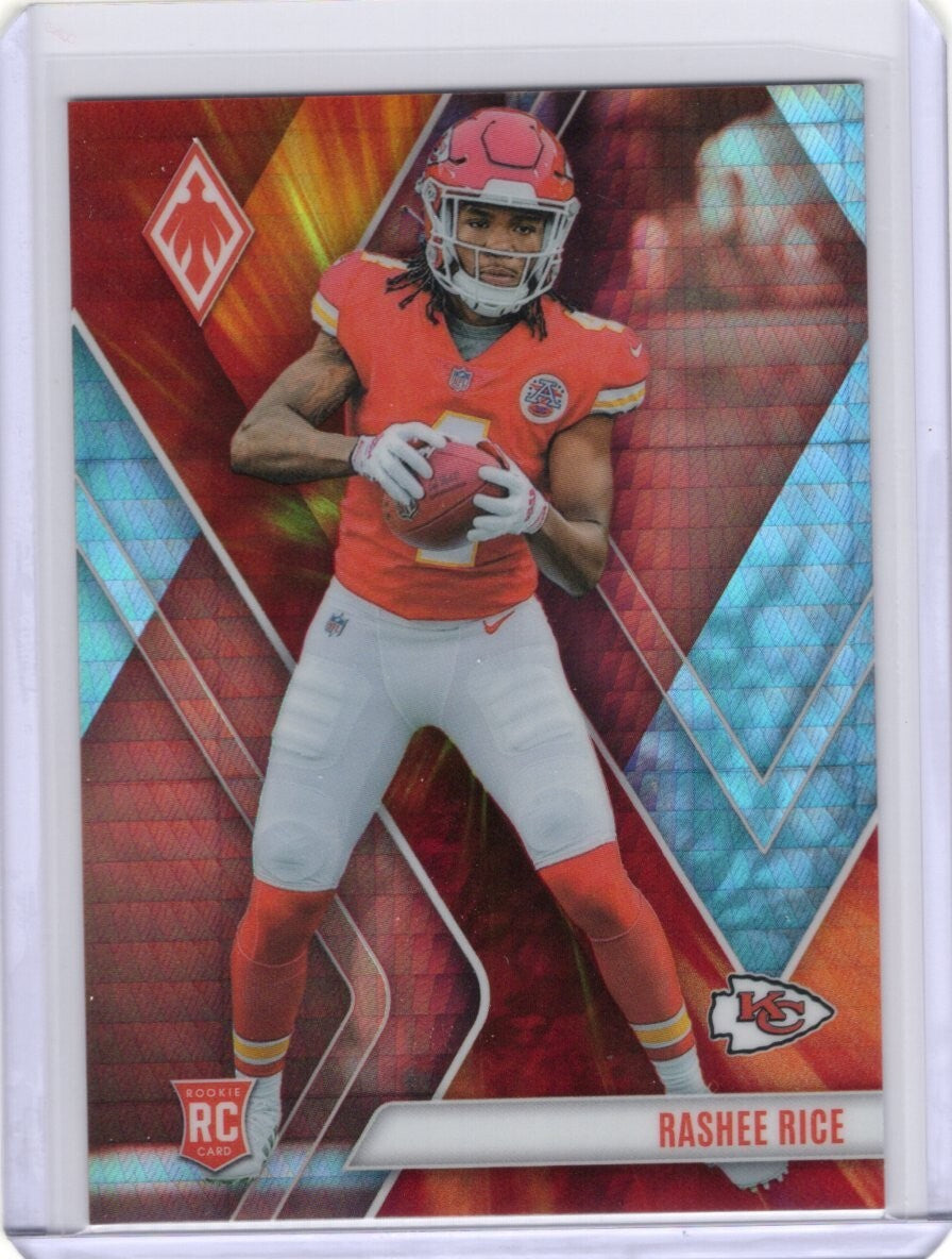 2023 Panini Phoenix Fire Burst #112 Rashee Rice RC Chiefs 003/340