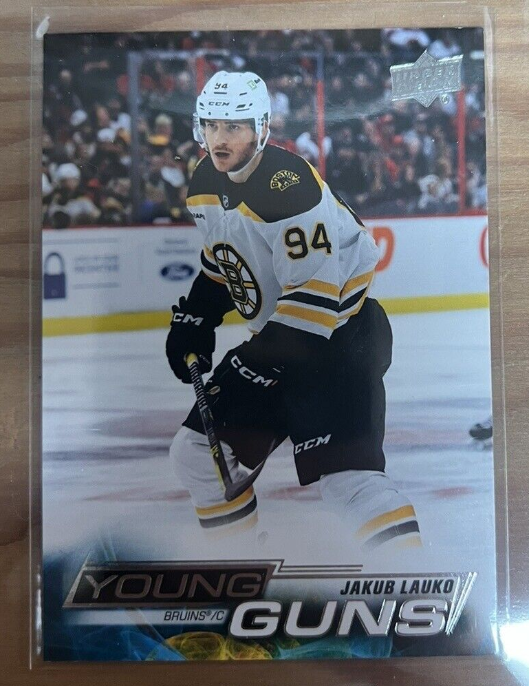 2022-23 Upper Deck Series 2 Hockey Young Guns Jakub Lauko #468 Boston Bruins