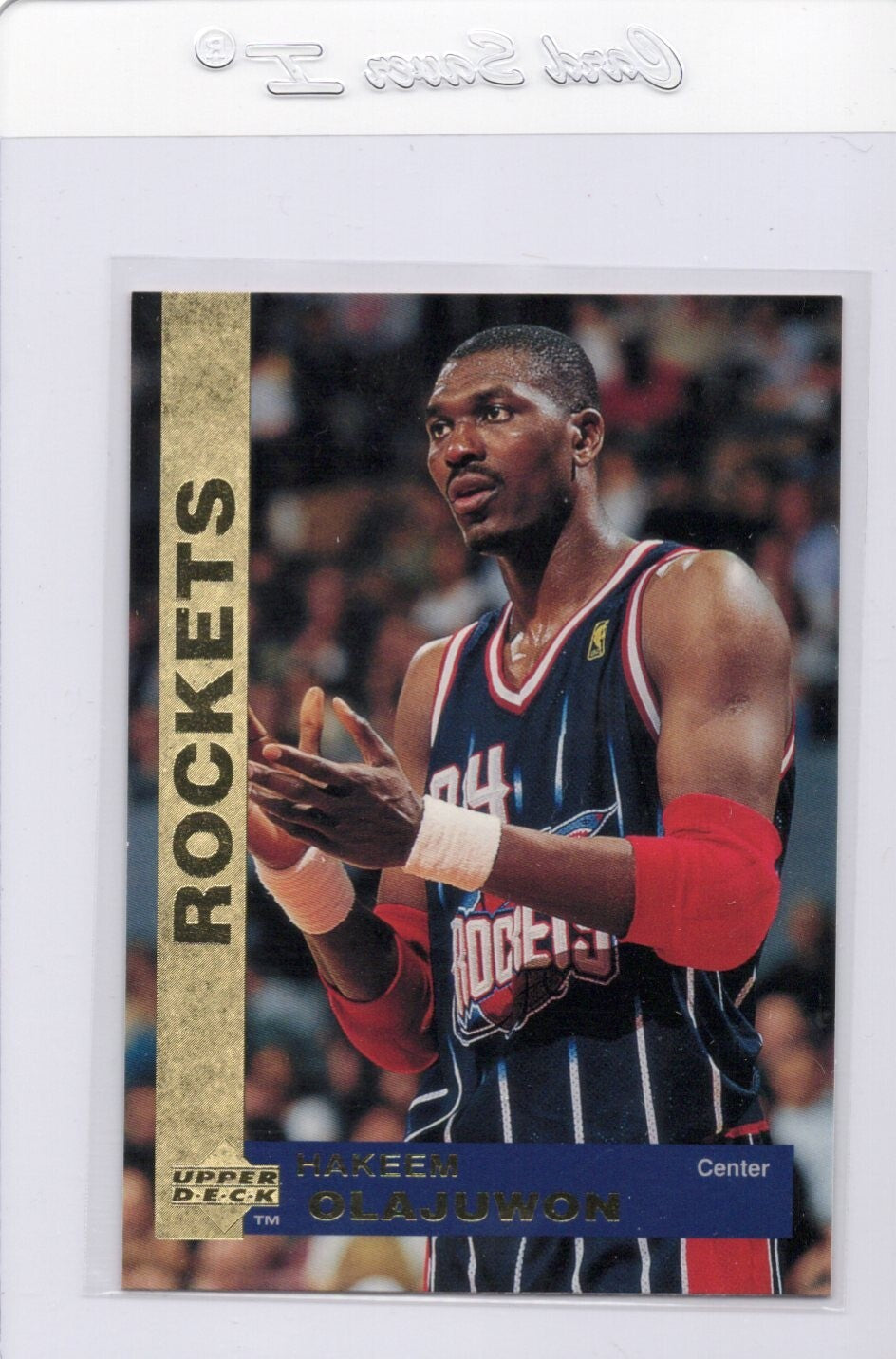 1998-99 Upper Deck Kellogg's Gold Hakeem Olajuwon #17 HOF