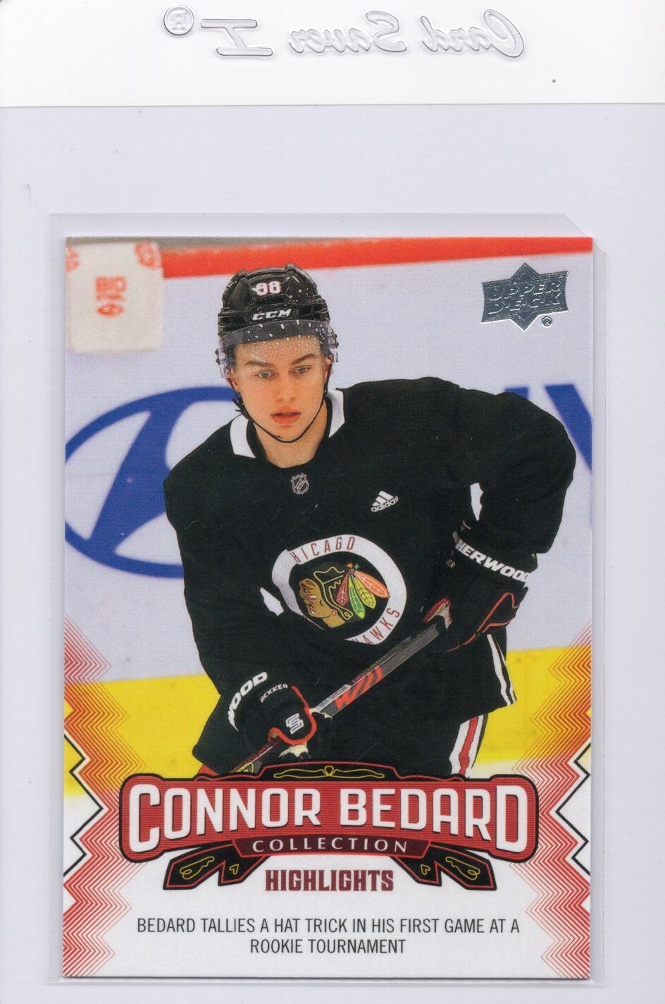 2023 - 2024 Upper Deck Connor Bedard Collection Highlights #8 Hockey Card