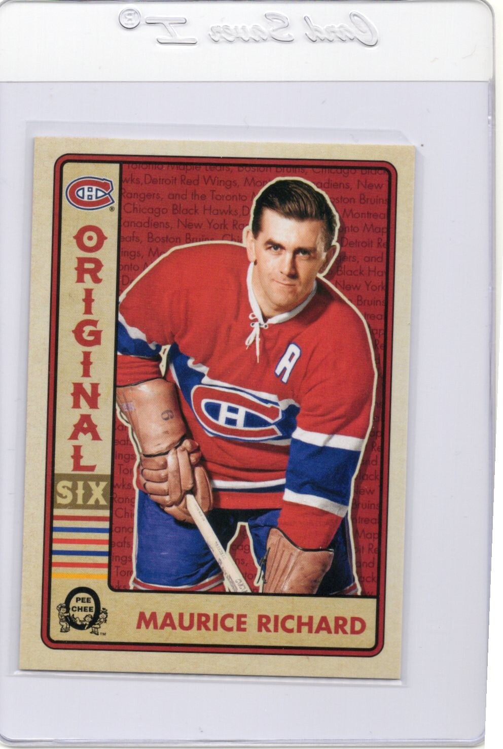 2018-19 O-Pee-Chee OPC Original Six Hockey Walmart, Maurice Richard #12