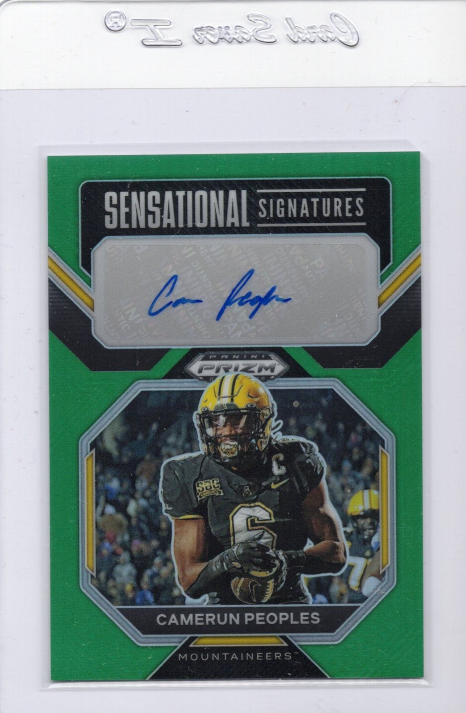 2023 Panini Prizm Draft Sensational Signatures Green #SS-CAP Camerun Peoples