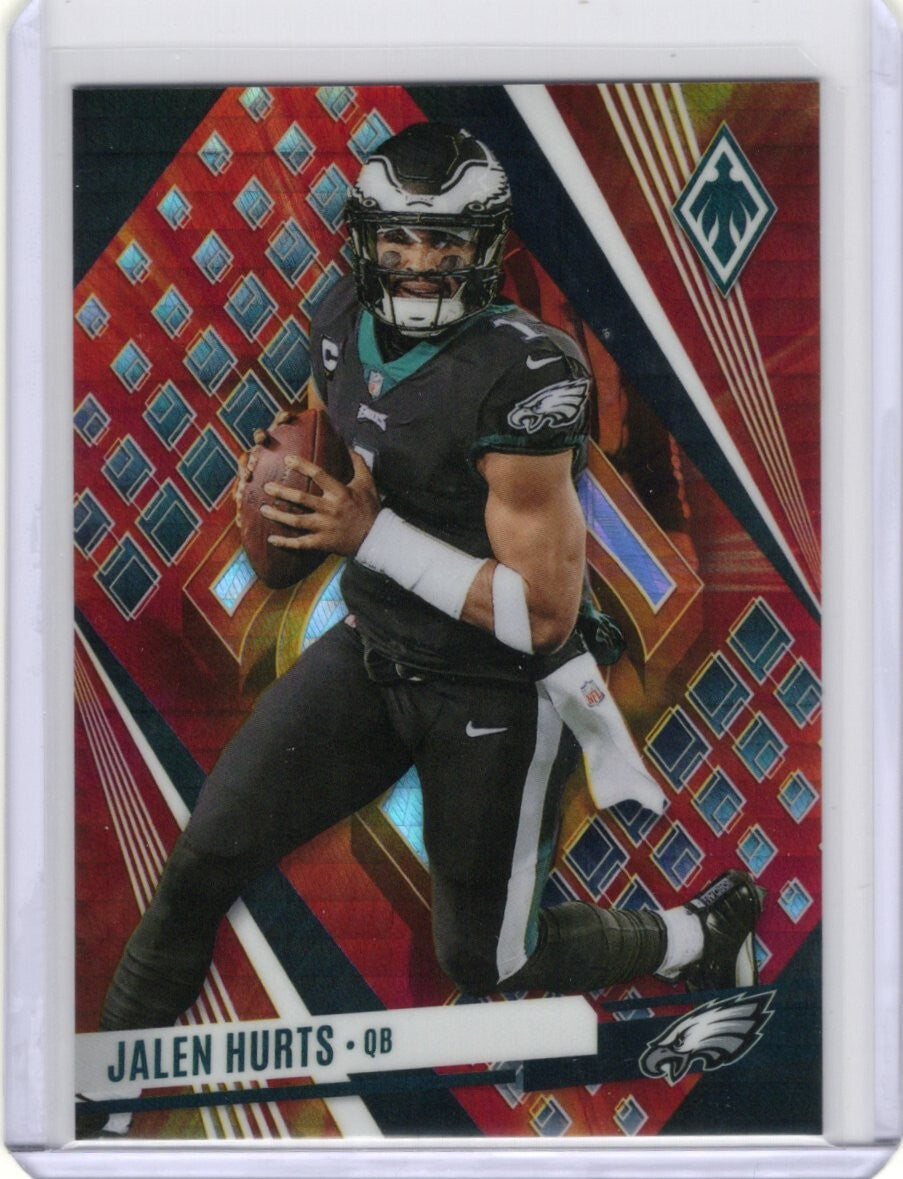 2023 Panini Phoenix Fire Burst #24 Jalen Hurts Eagles 243/340