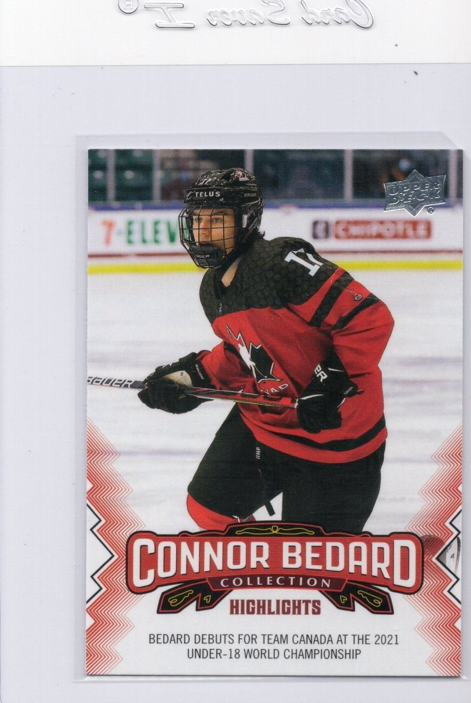 2023 - 2024 Upper Deck Connor Bedard Collection Highlights #1 Hockey Card