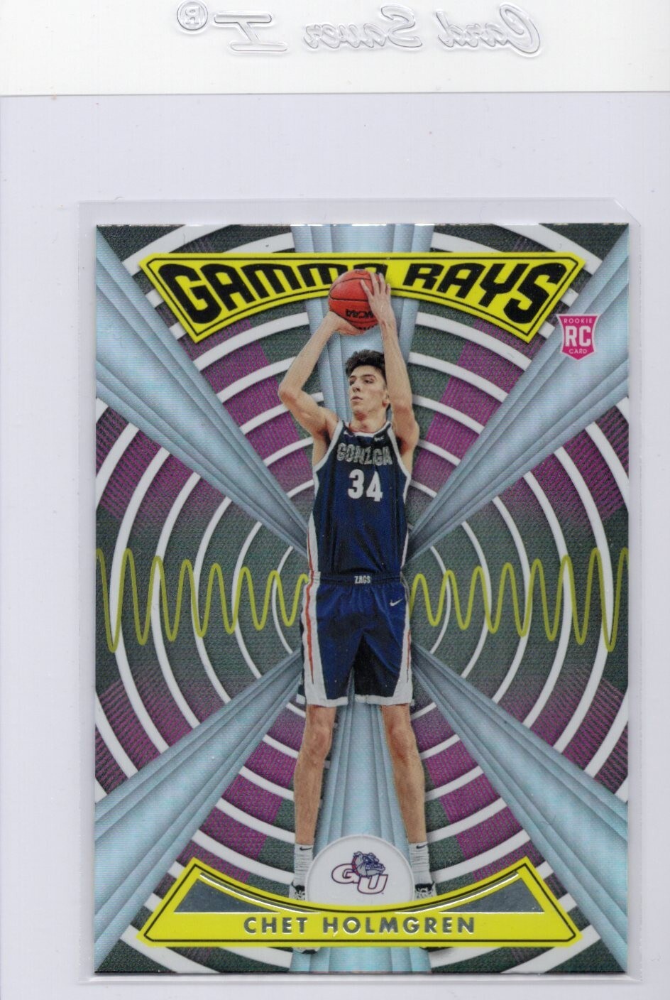 2022 Panini Chronicles Draft Picks #ZG-CHE Chet Holmgren Gamma Rays