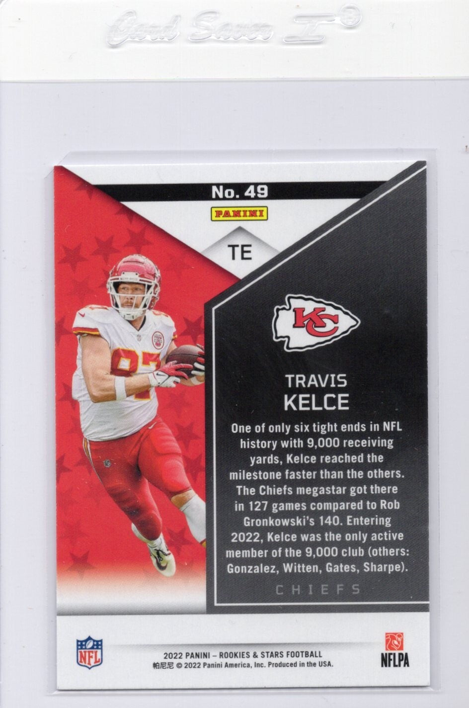2022 Rookies & Stars Travis Kelce #49 Kansas City Chiefs