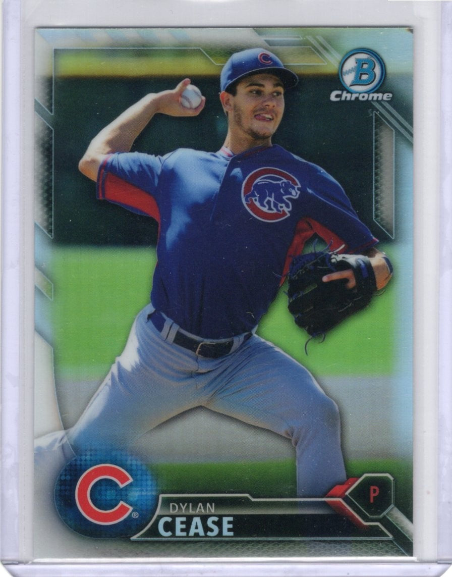 2016 Bowman Draft #BDC-127 Dylan Cease Chrome Refractor Toronto Blue Jays