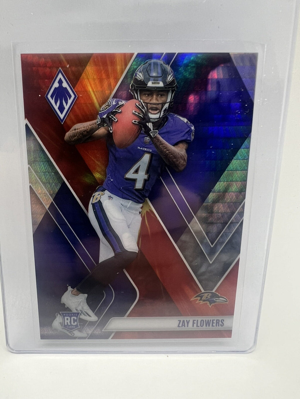 2023 Panini Phoenix Zay Flowers #108 Rookie FIRE BURST 023/340
