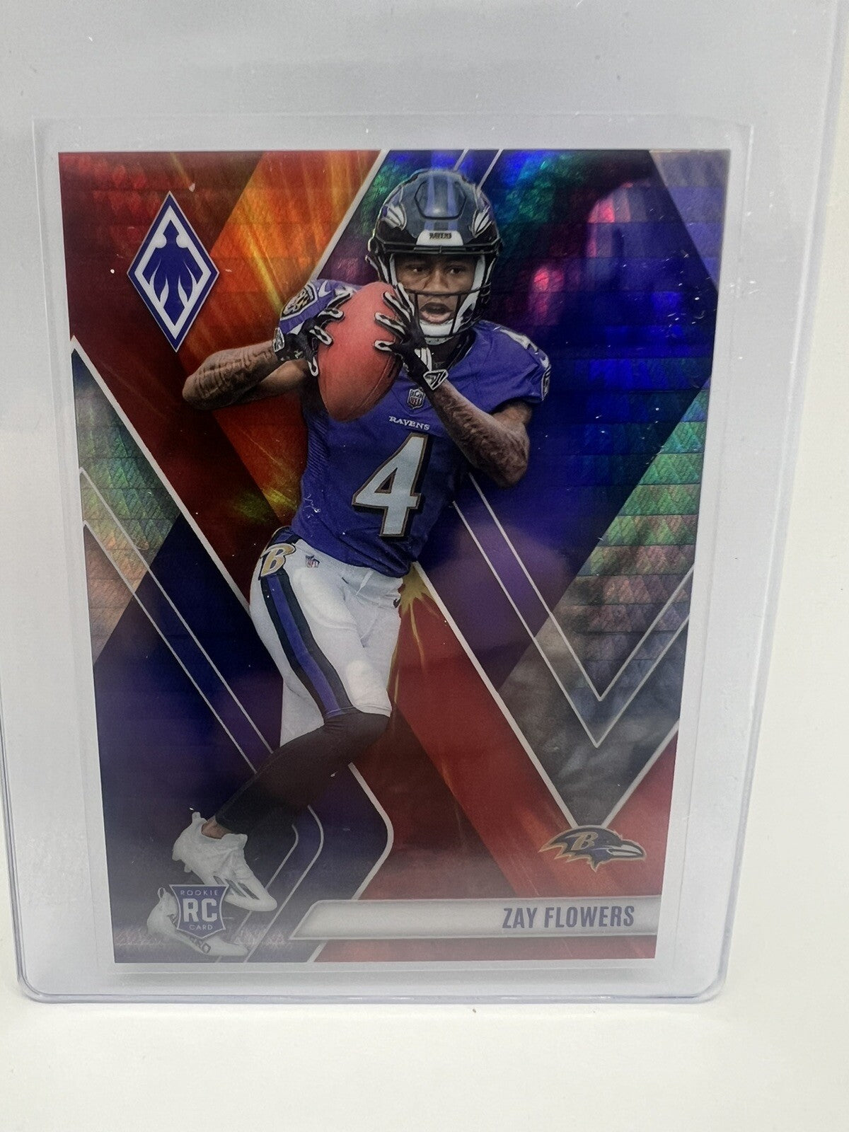 2023 Panini Phoenix Zay Flowers #108 Rookie FIRE BURST 023/340