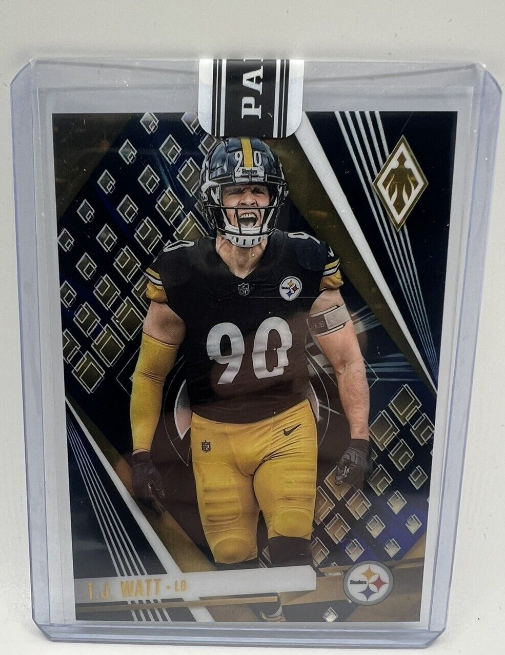 2023 Panini Phoenix TJ Watt #100 FIRE BURST 1/1