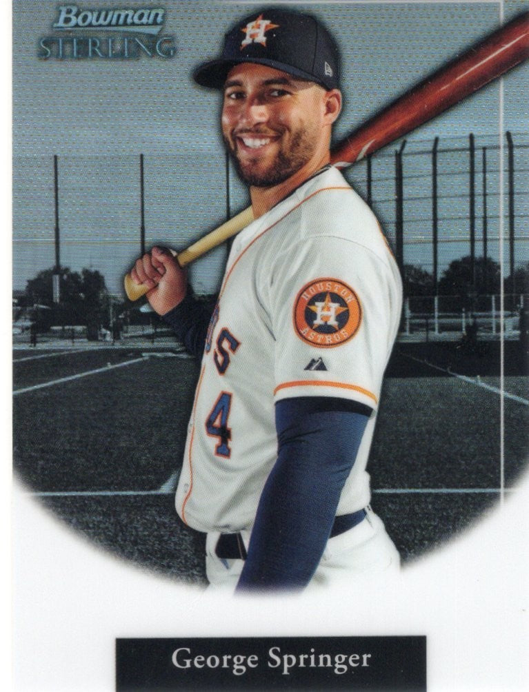 2019 Bowman Sterling Sterling Retrospect 39/99 George Springer #SR-GS