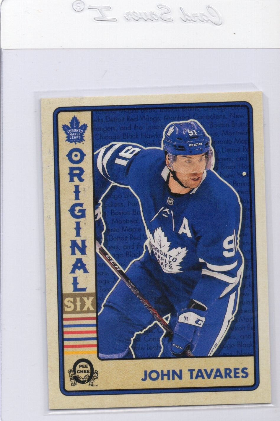 2018-19 O-Pee-Chee OPC Original Six Hockey Walmart, John Tavares #3