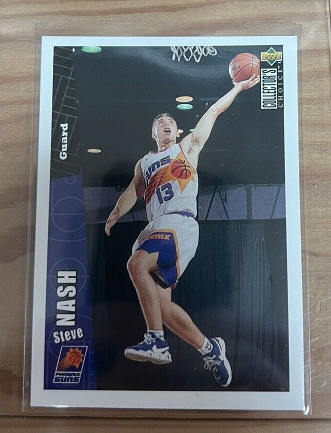 1996-97 UD Collector's Choice Steve Nash RC ROOKIE CARD #310 HOF PHOENIX SUNS