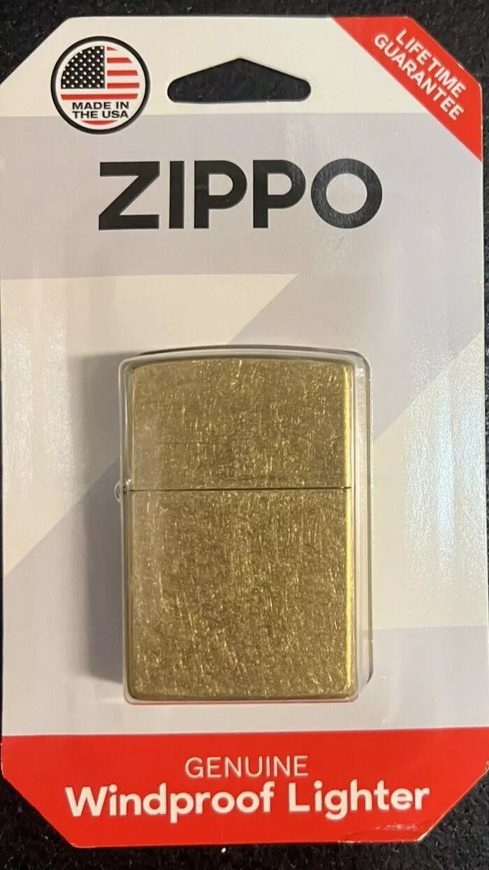 Zippo Classic Street Brass Pocket Lighter
