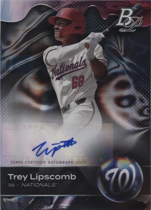 2023 Bowman Platinum - Top Prospects Autographs #TOP-39 Trey Lipscomb RC